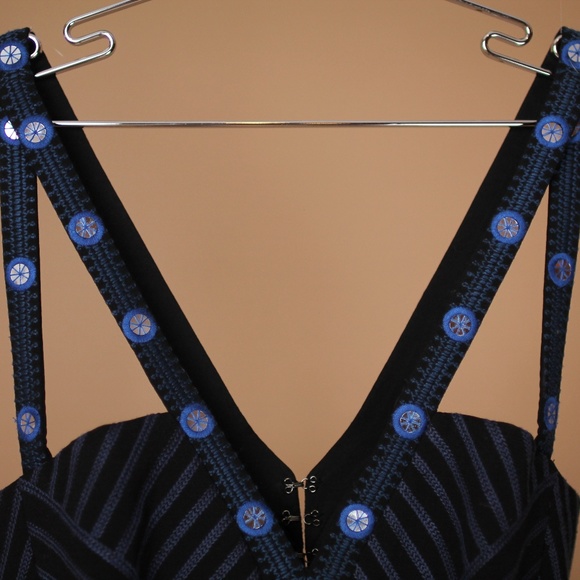 BCBG Embroidered Cocktail Dress - Picture 5 of 8